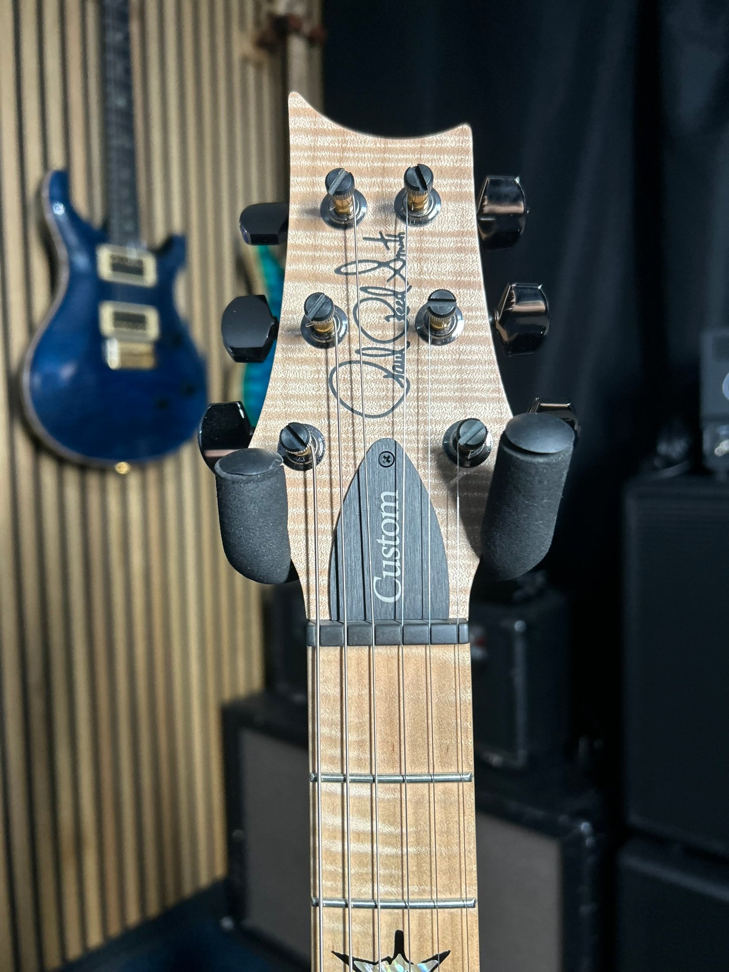USA Custom 24 - 2021 Wood Library Blue Fade 10 Top