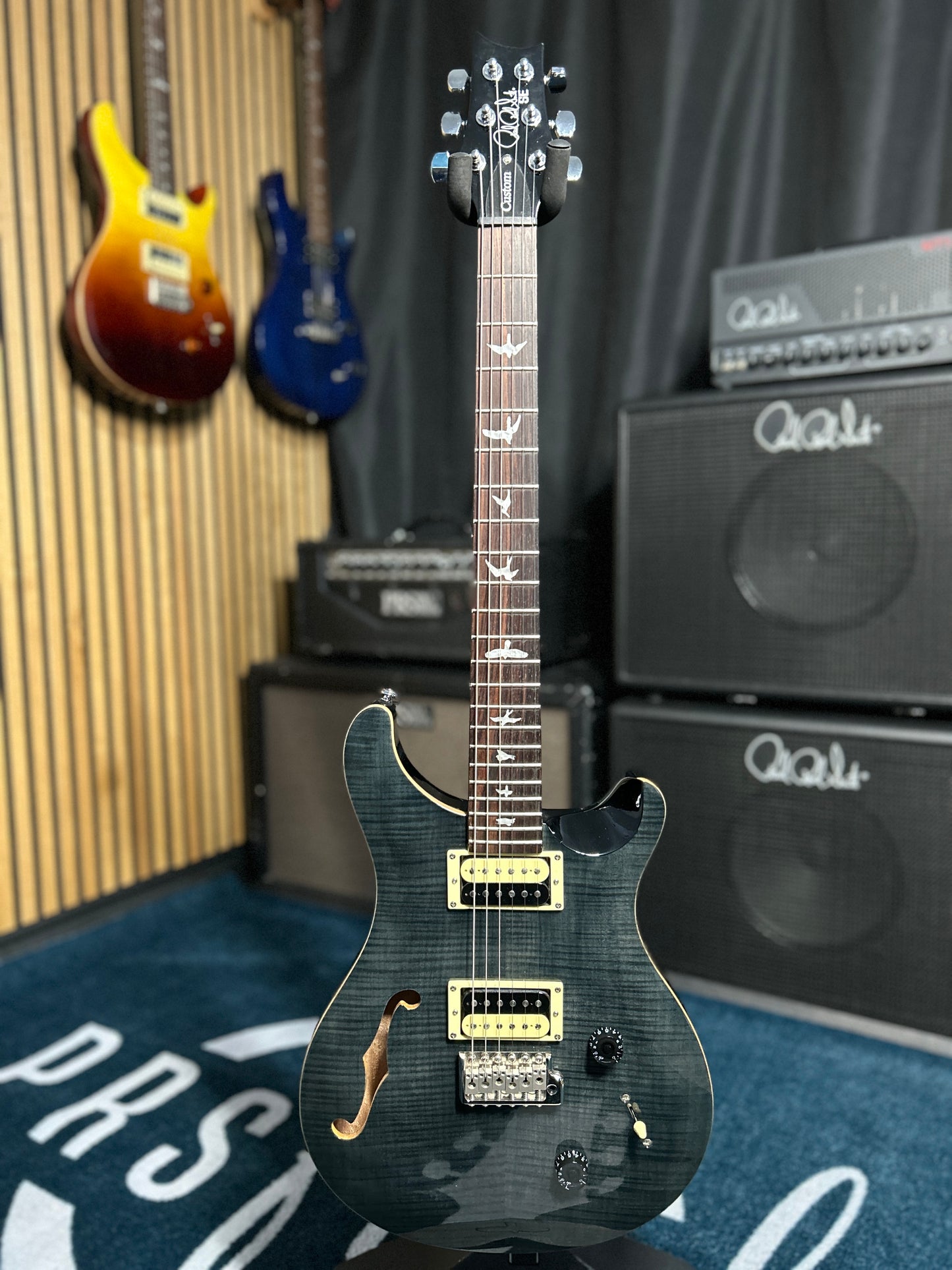 SE Custom 22 Semi Hollow - Grey Black