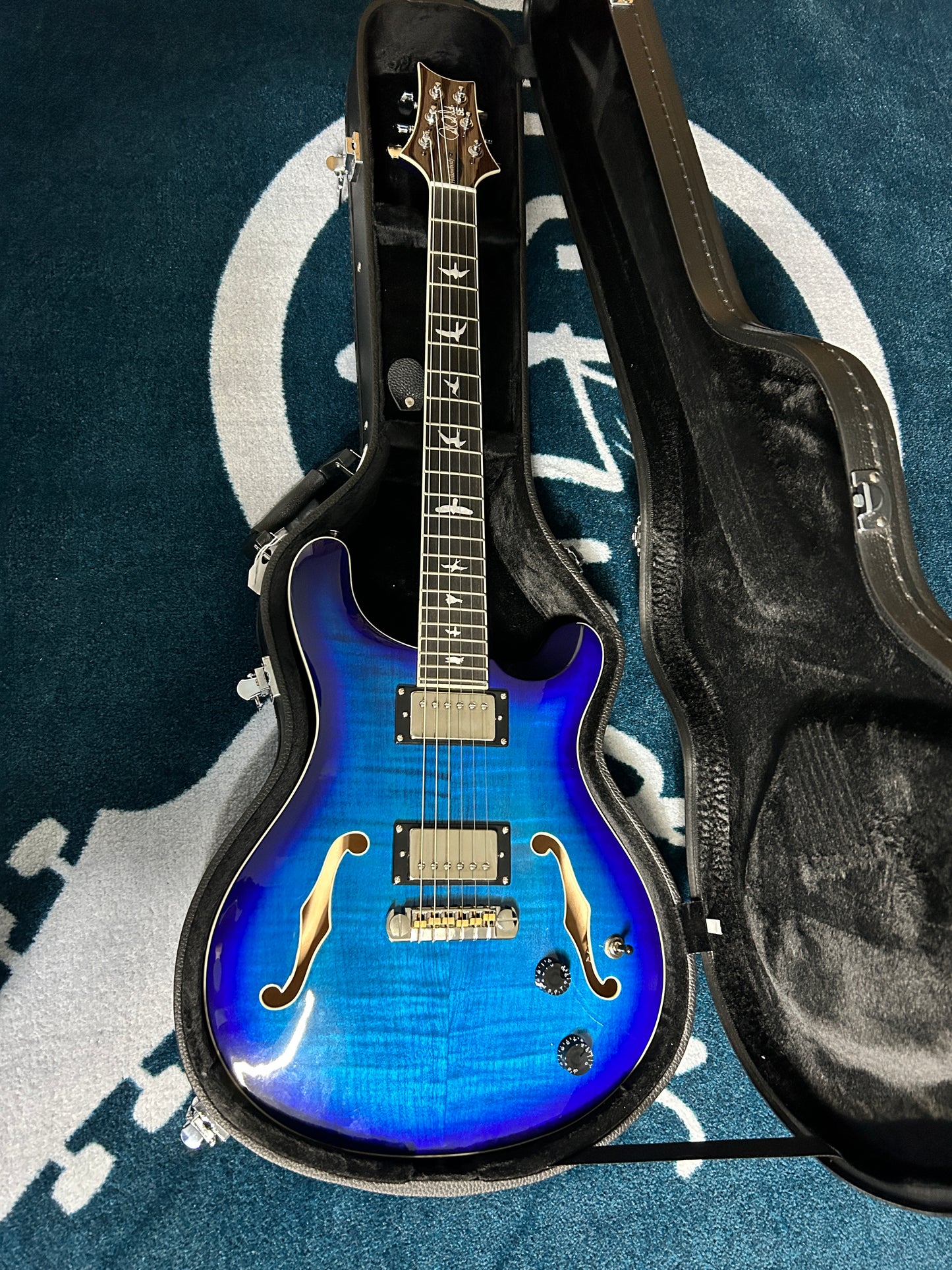 SE Hollowbody II - Faded Blue Burst
