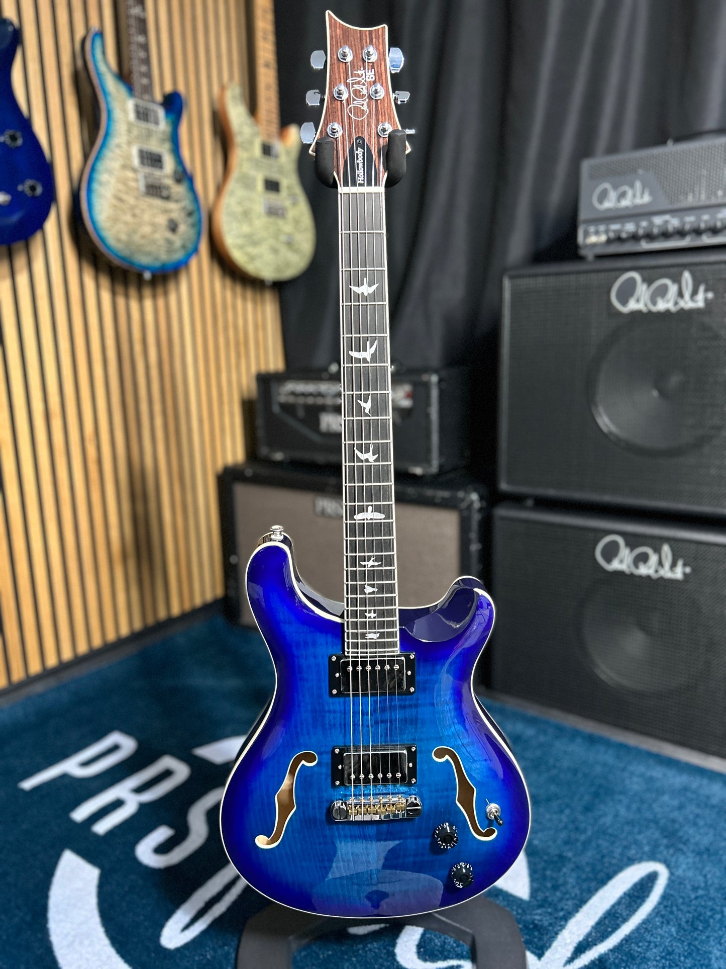 SE Hollowbody II - Faded Blue Burst
