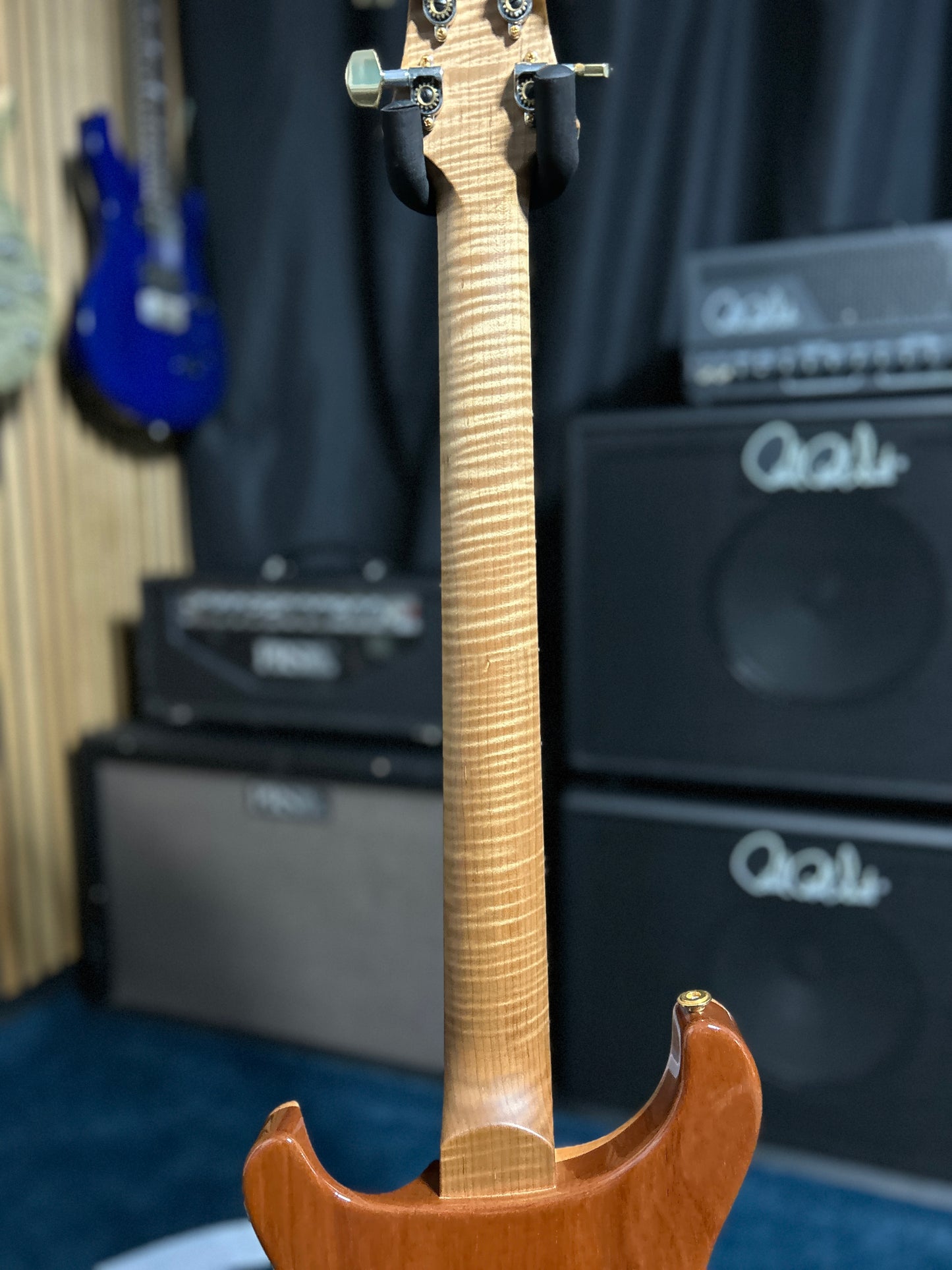 USA Custom 24 - 2020 Wood Library Fire Red Fade - 10 Top