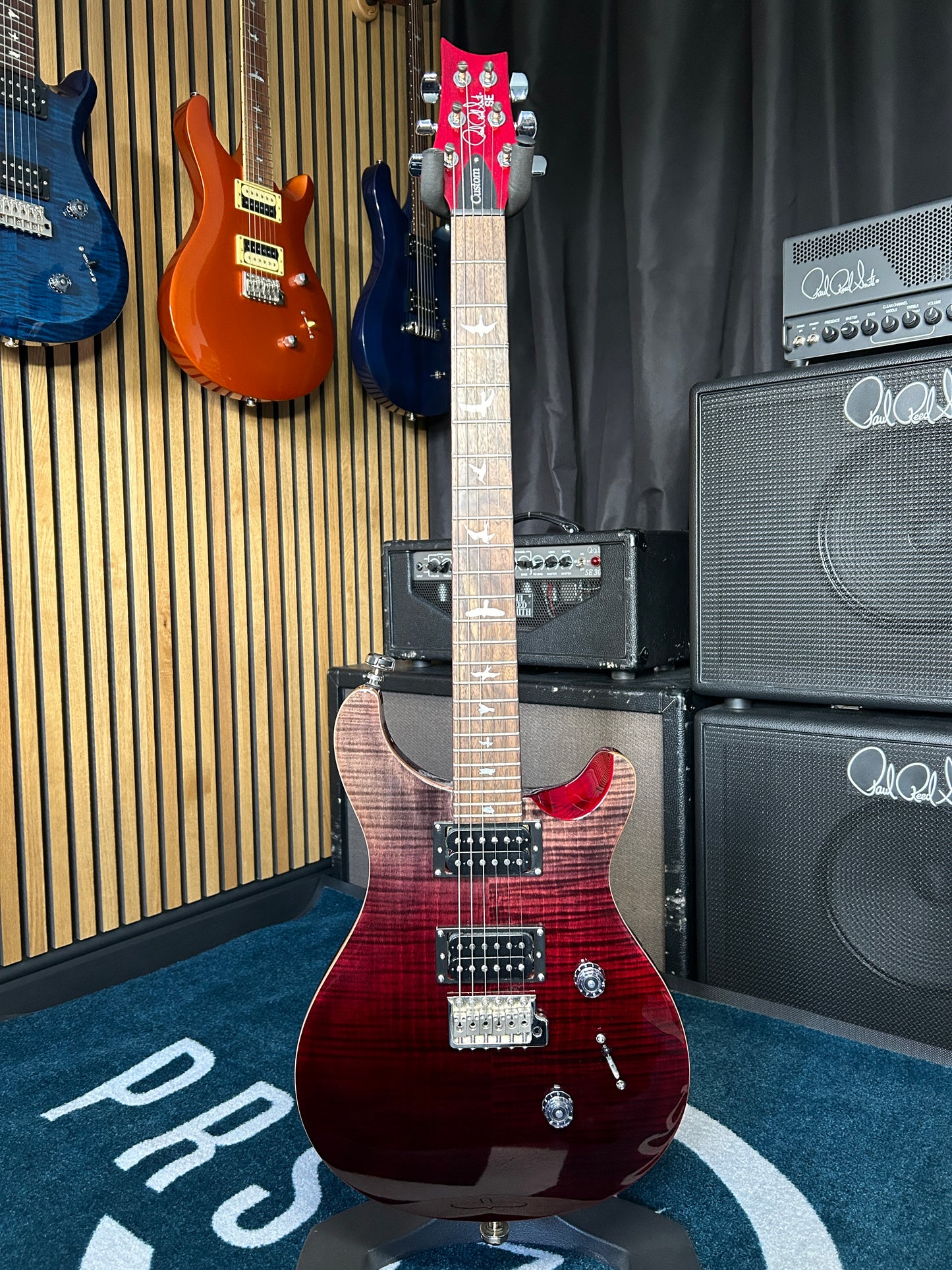 SE Custom 24 - Charcoal Cherry Fade Limited Edition