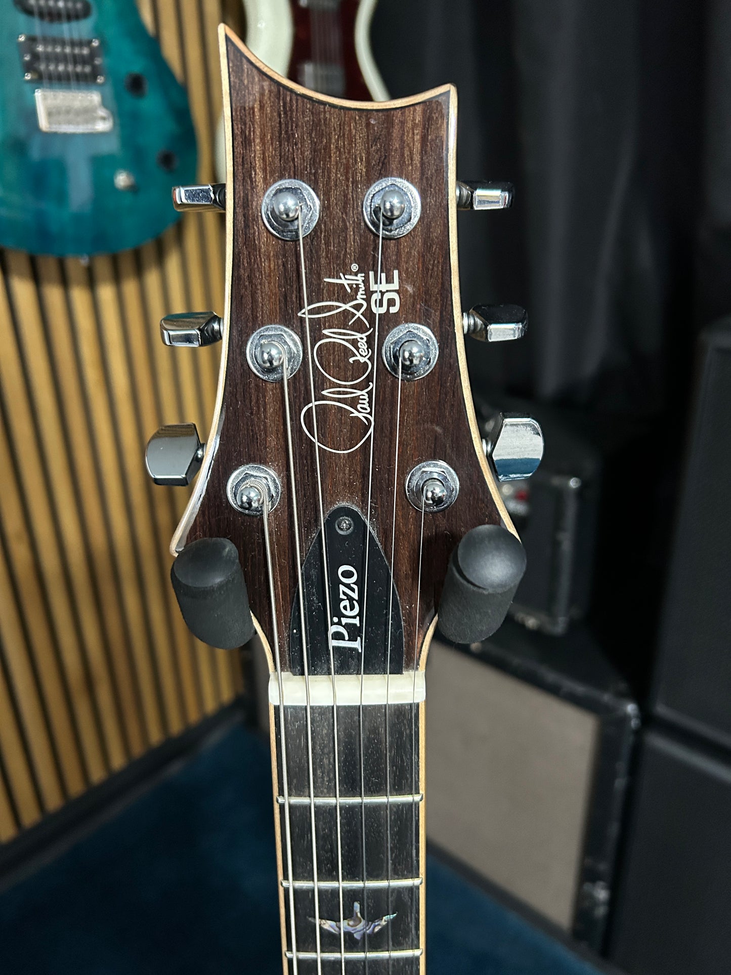 SE Hollowbody II Piezo - Peacock Blue Burst