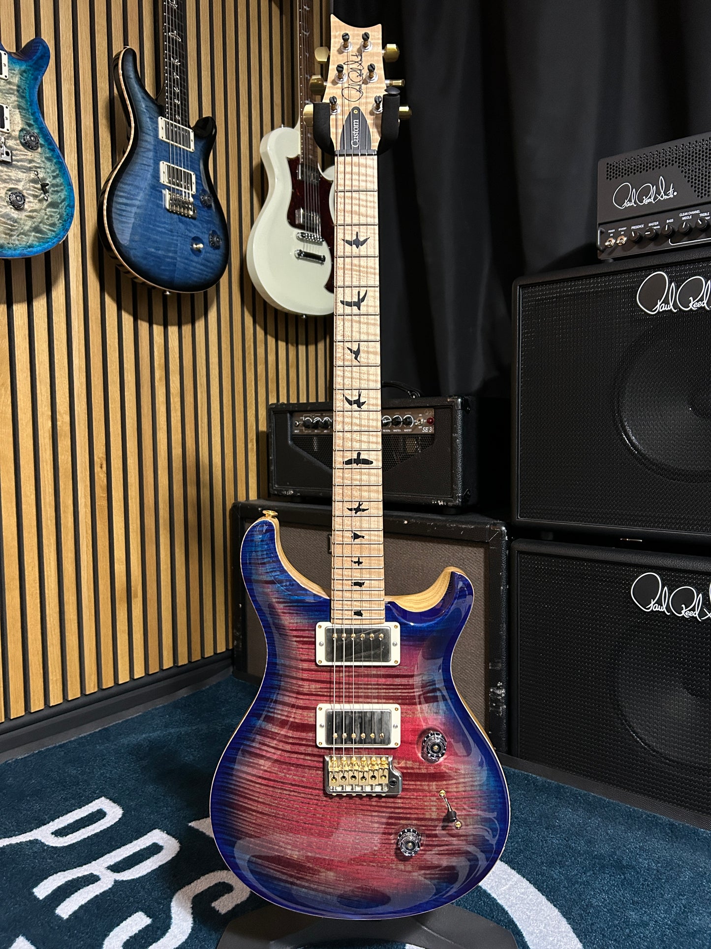USA Custom 24 - 2019 Wood Library Violet Blueburst