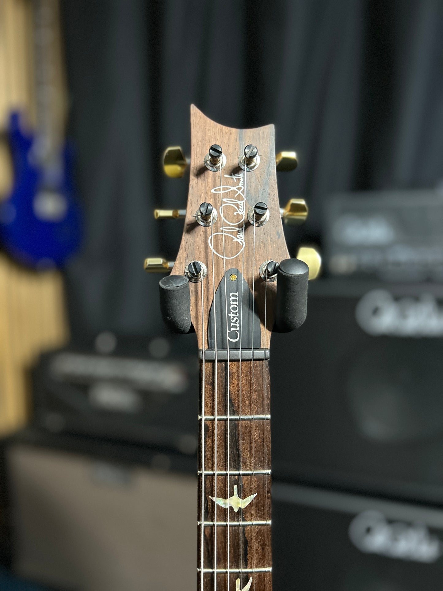 USA Custom 24 - 2020 Wood Library Fire Red Fade - 10 Top
