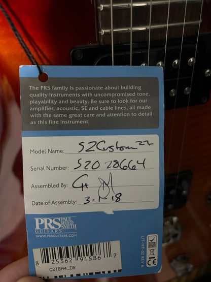 S2 Custom 22 - Dark Cherry Sunburst