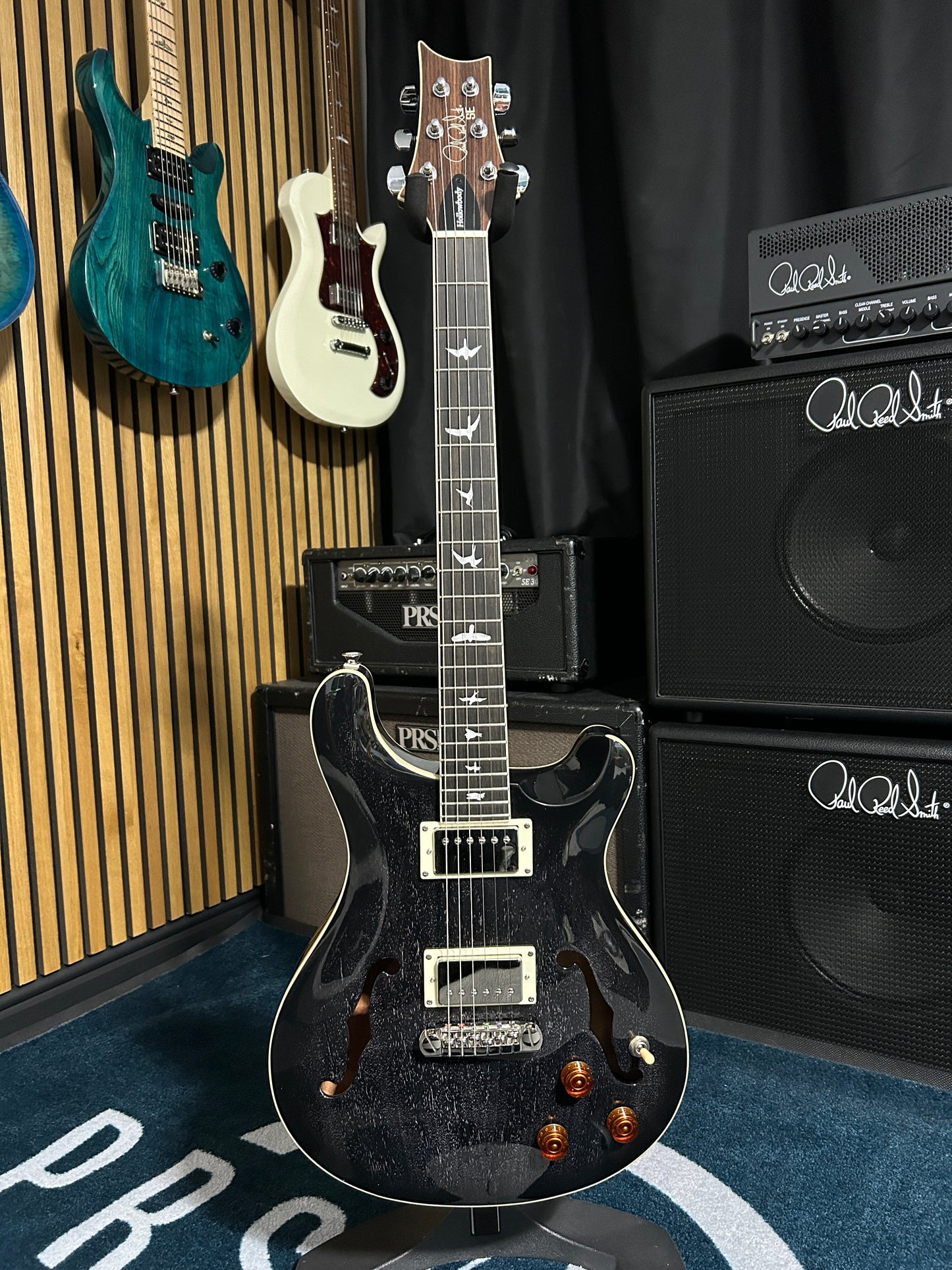 SE Hollowbody II Piezo - Dog Hair Smokeburst