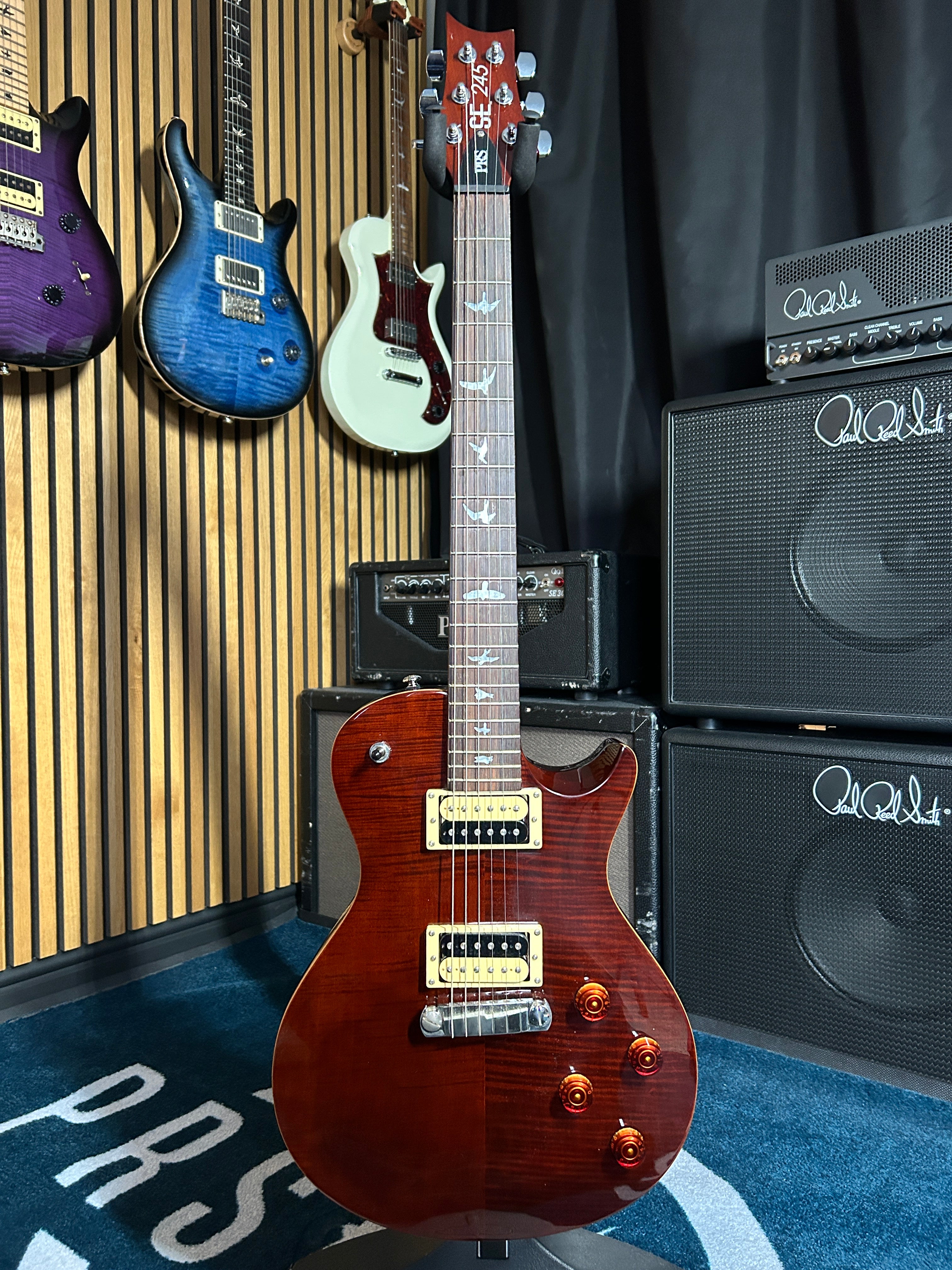 SE 245 - Dark Cherry Sunburst – PRSFinder