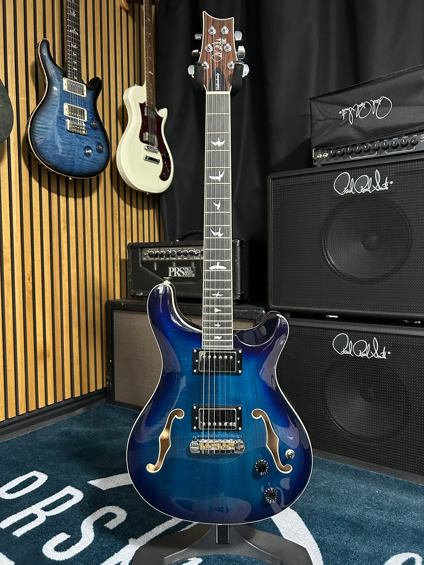 SE Hollowbody II - Faded Blue Burst