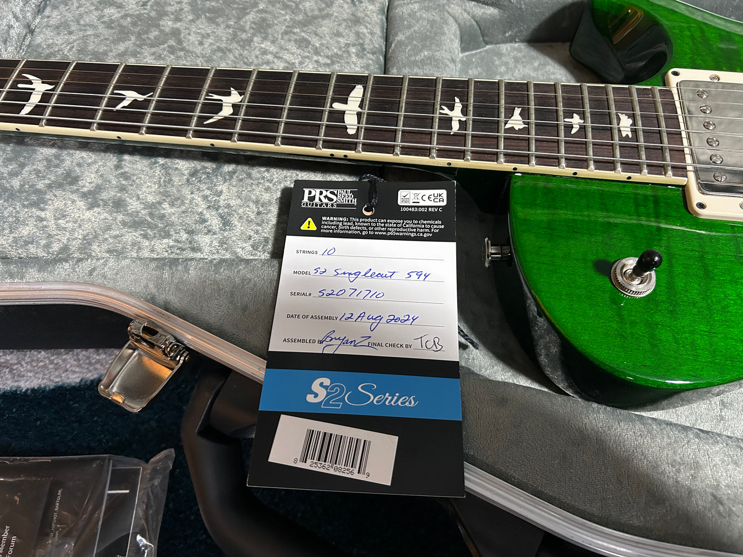 S2 McCarty 594 - Single Cut Eriza Verde